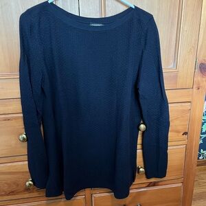 Talbots Navy Long Sleeve Top